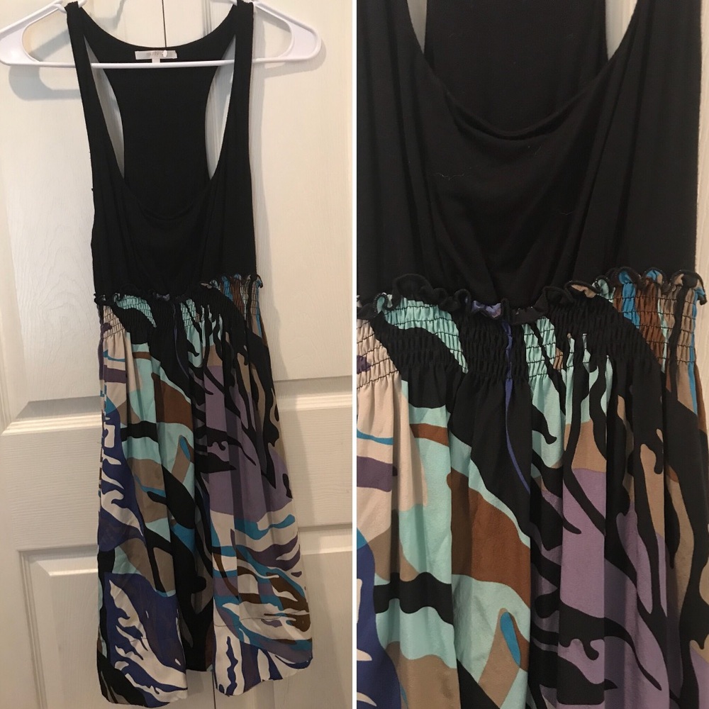 Fun dress, 100% silk skirt